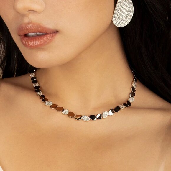 APM Monaco Galet Gold Necklace - Picture 5 of 5